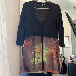 Detailed light Anthropologie Sweater